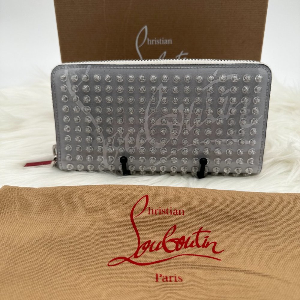 NWT Christian Louboutin Transparent Panettone Wallet